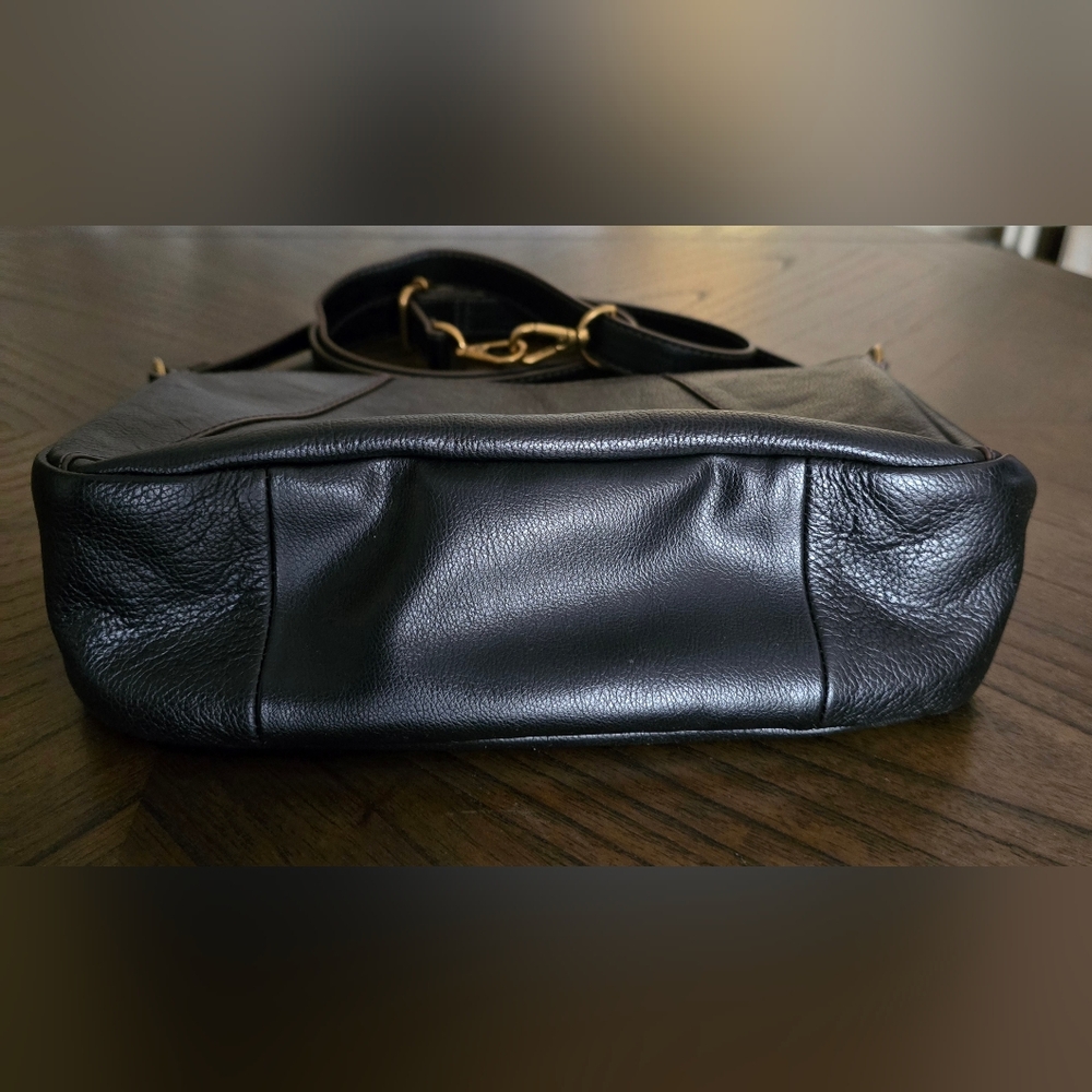 Skylar Black Leather Crossbody/Shoulder Bag FOSSIL Minimalist - Picture 3 of 10